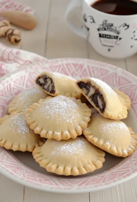 Biscotti ravioli ripieni di nutella