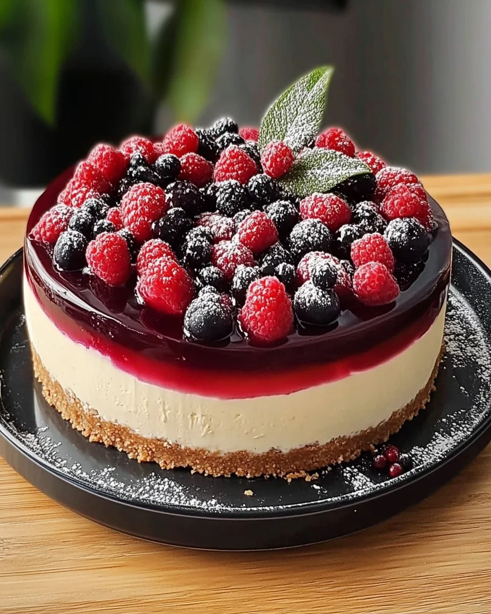 Cheesecake ai frutti di bosco