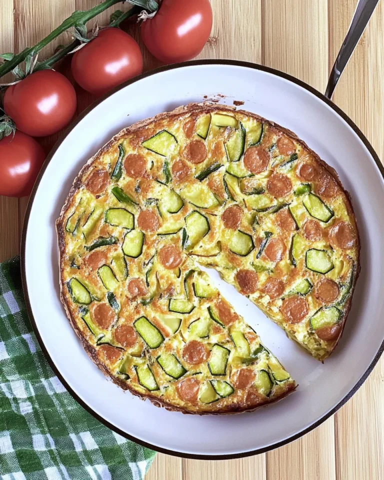 Frittata di patate e zucchine al forno