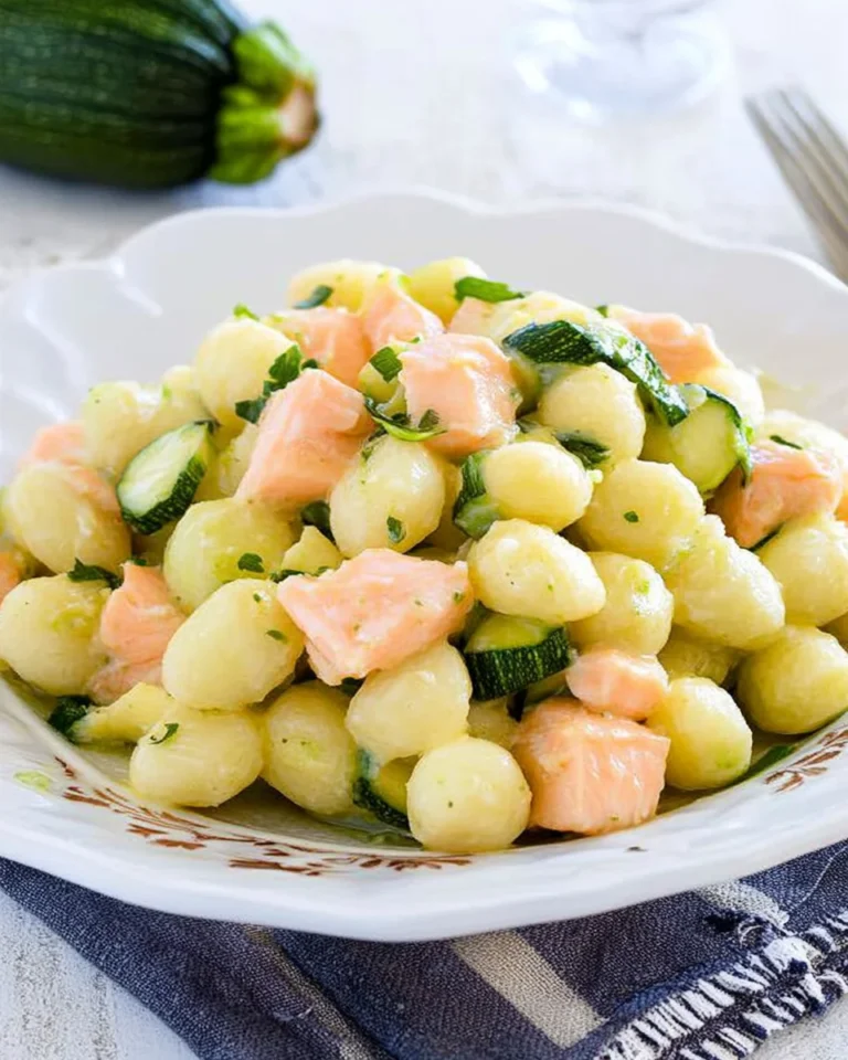 Gnocchetti Zucchine e Salmone Affumicato