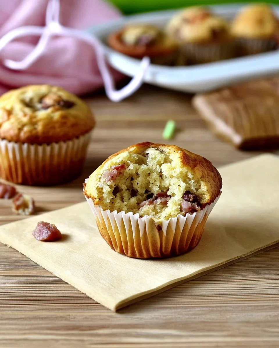 Muffin salati funghi e pancetta