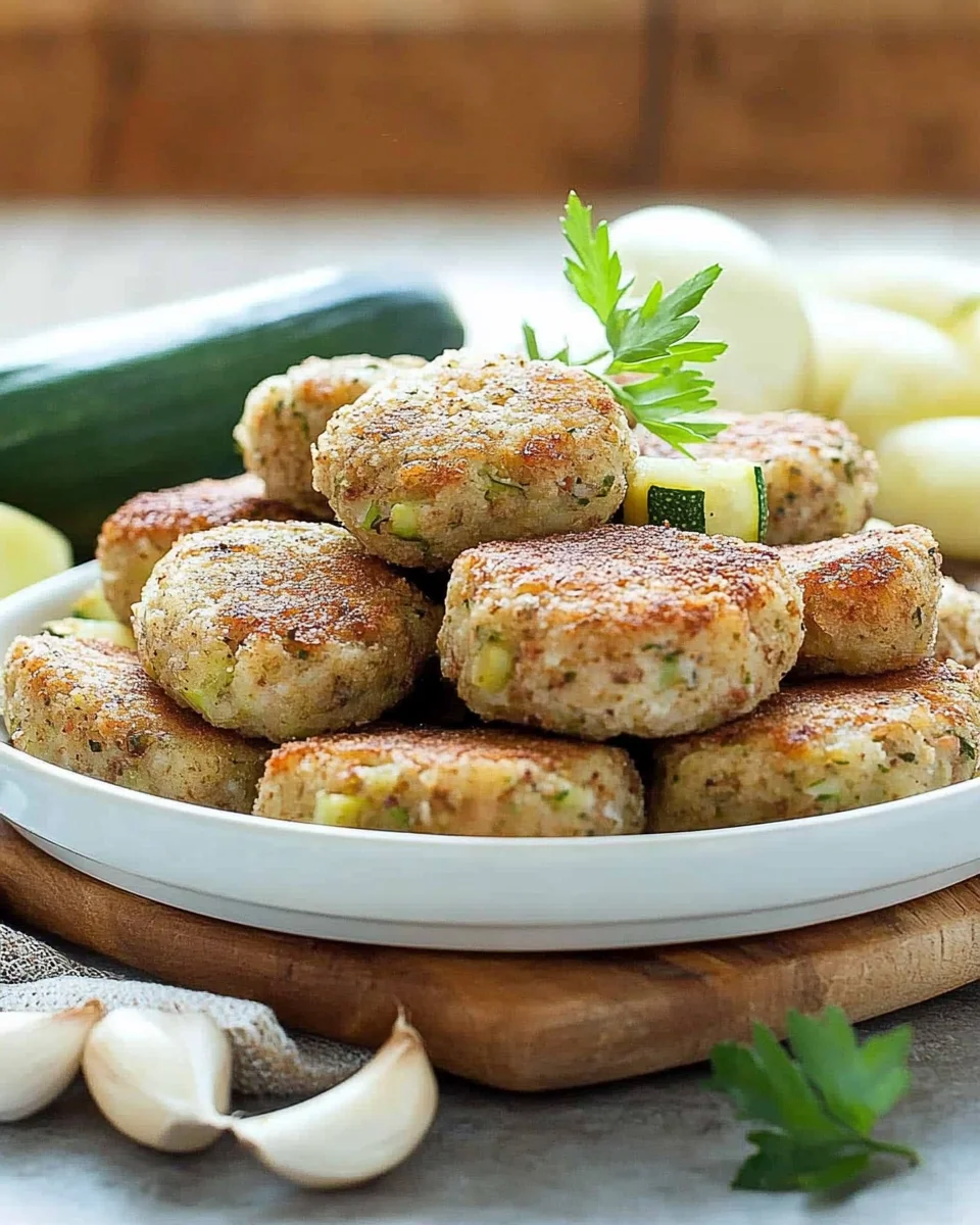 Polpette di zucchine al forno con patate