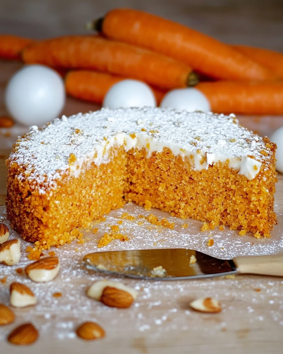 Torta al Cocco, Carote e Mandorle