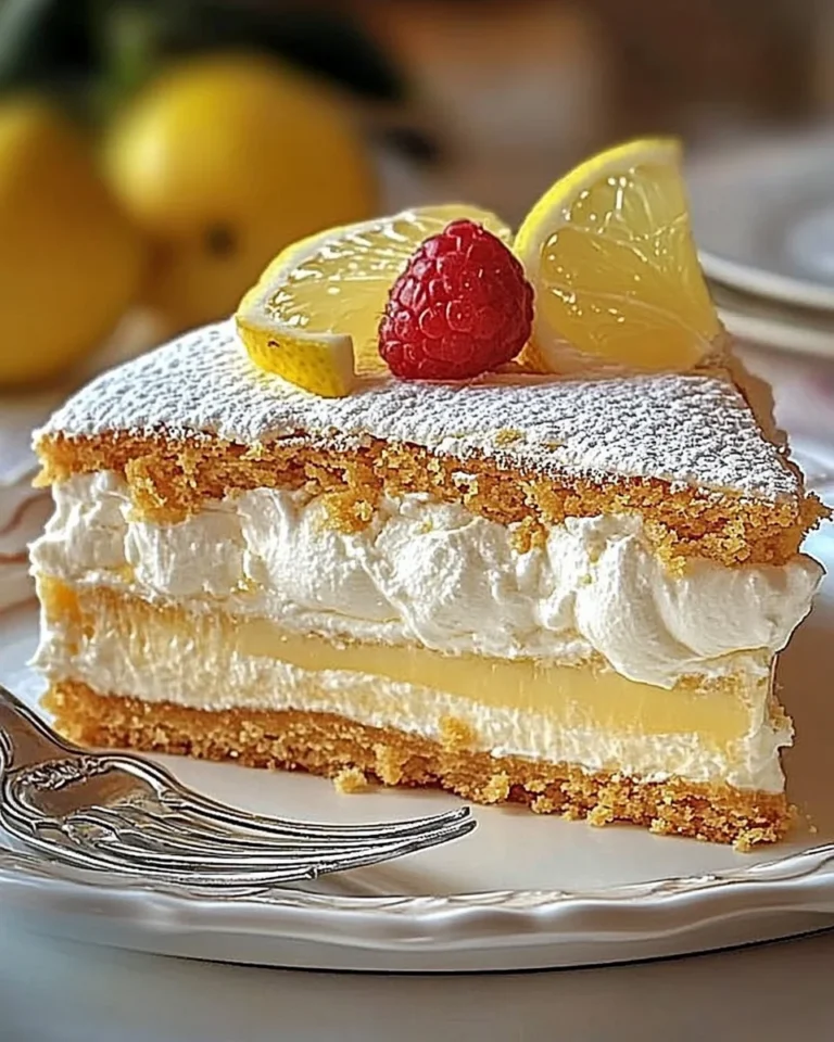 Torta con Crema al Mascarpone e Limone