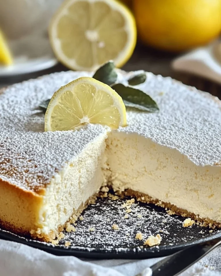 Torta di Ricotta al Limone