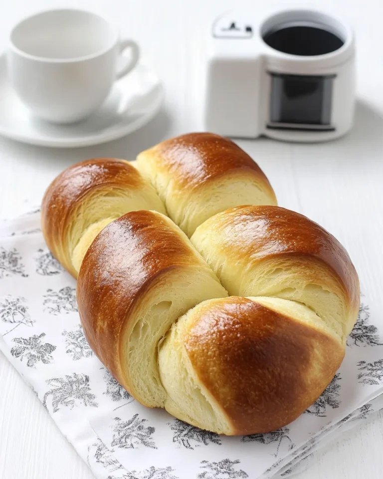 Treccia di brioche francese