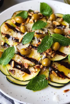 Carpaccio di zucchine.