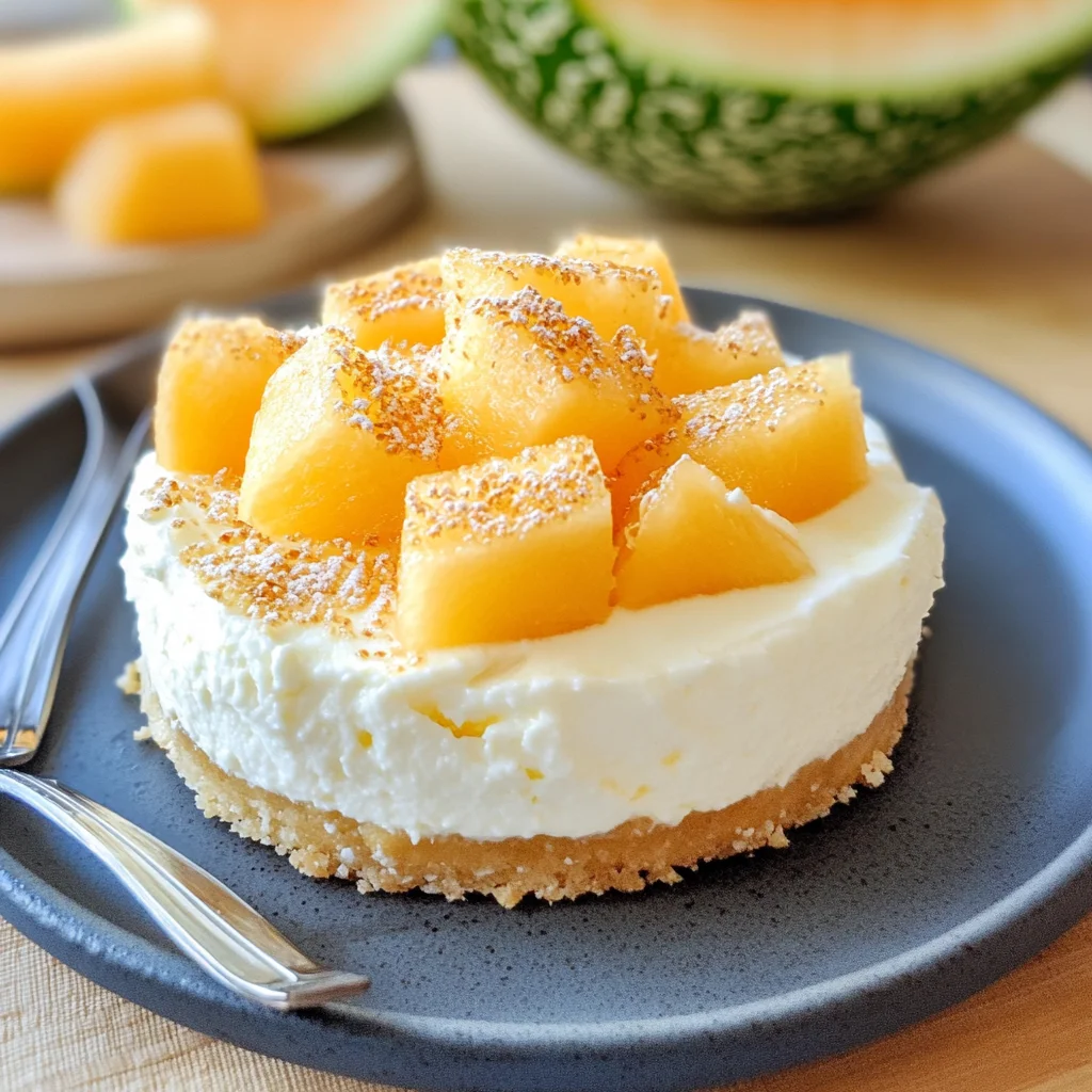 Cheesecake al melone