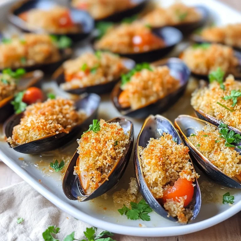 Cozze gratinate