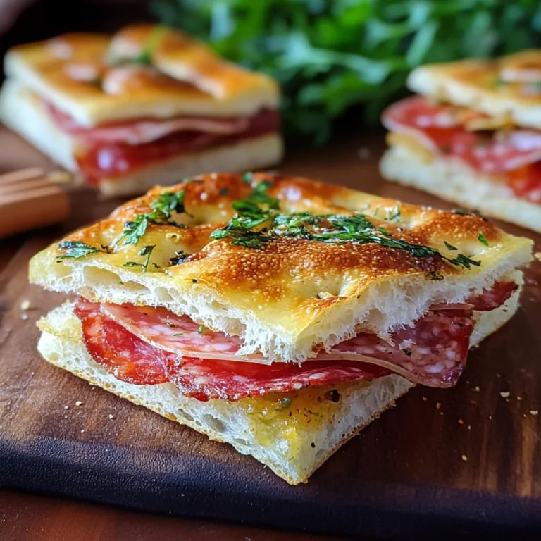 Focaccia farcita