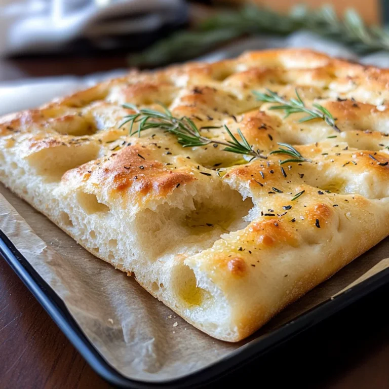 Focaccia in teglia