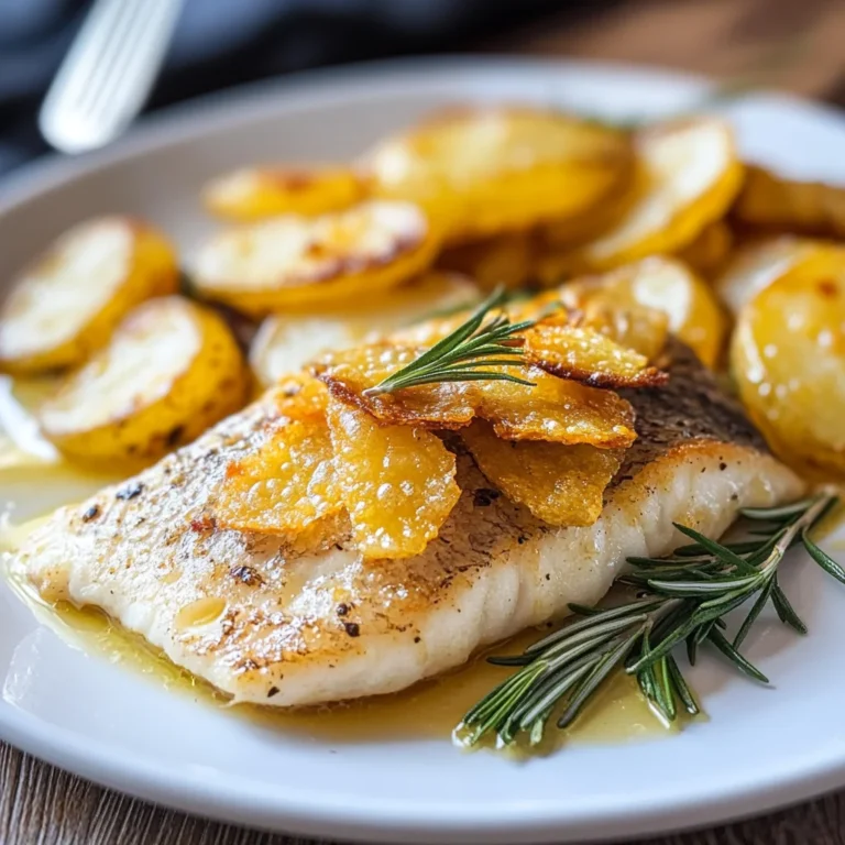 Orata con patate croccanti