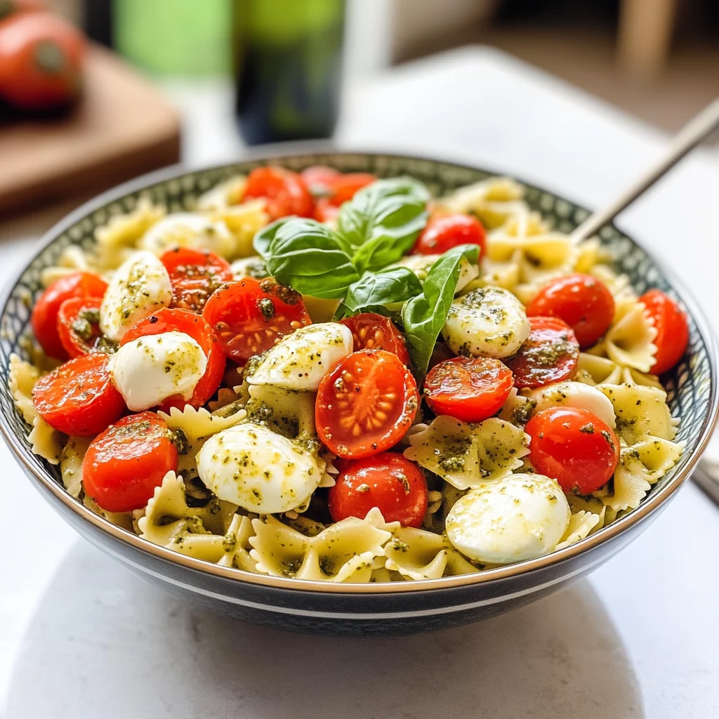 Pasta alla caprese