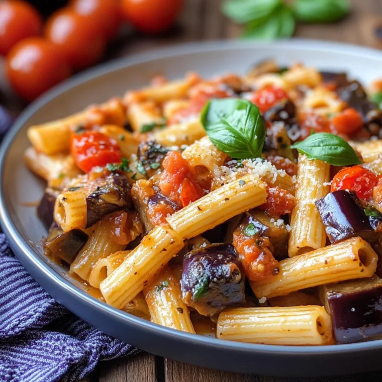 Pasta con le melanzane