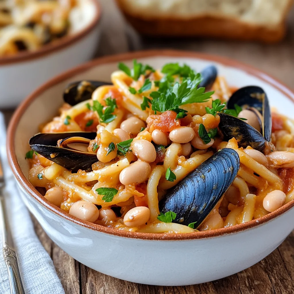 Pasta fagioli e cozze