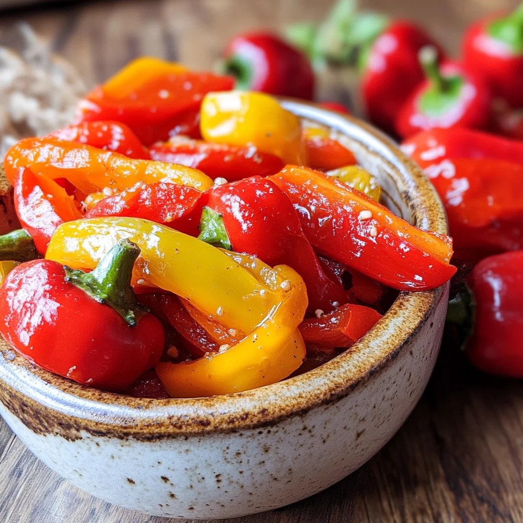 Peperoni in agrodolce