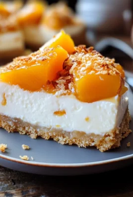 Torta fredda pesche e cocco