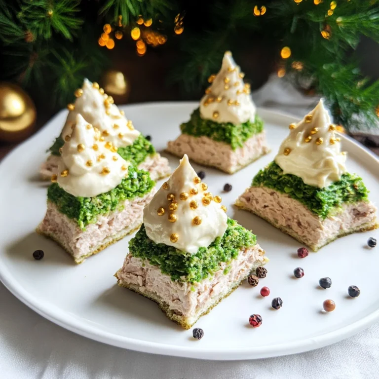 Alberelli di tramezzini con salsa al tonno