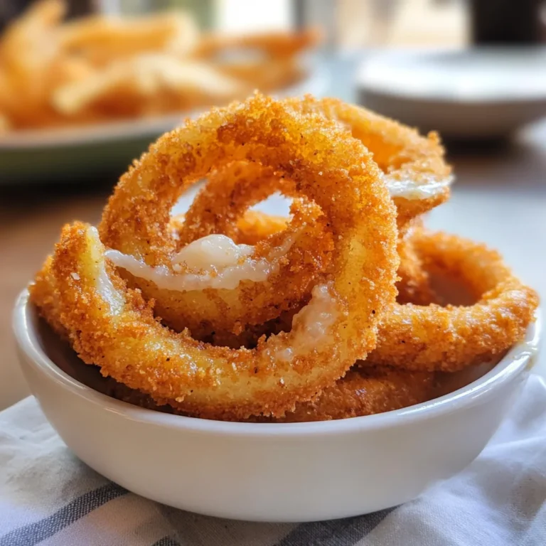 Anelli di cipolla fritti