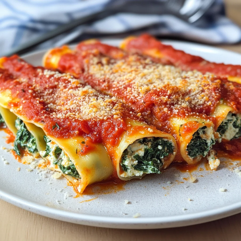 Cannelloni ricotta e spinaci