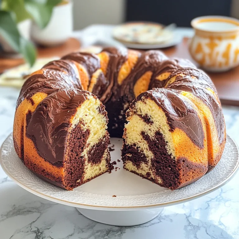 Ciambellone marmorizzato