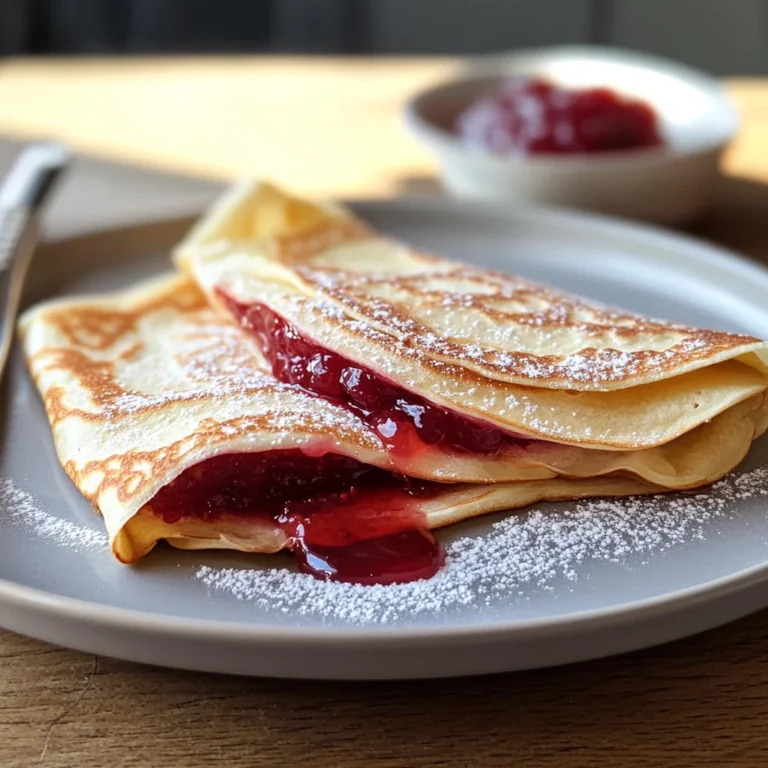 Crepes alla marmellata