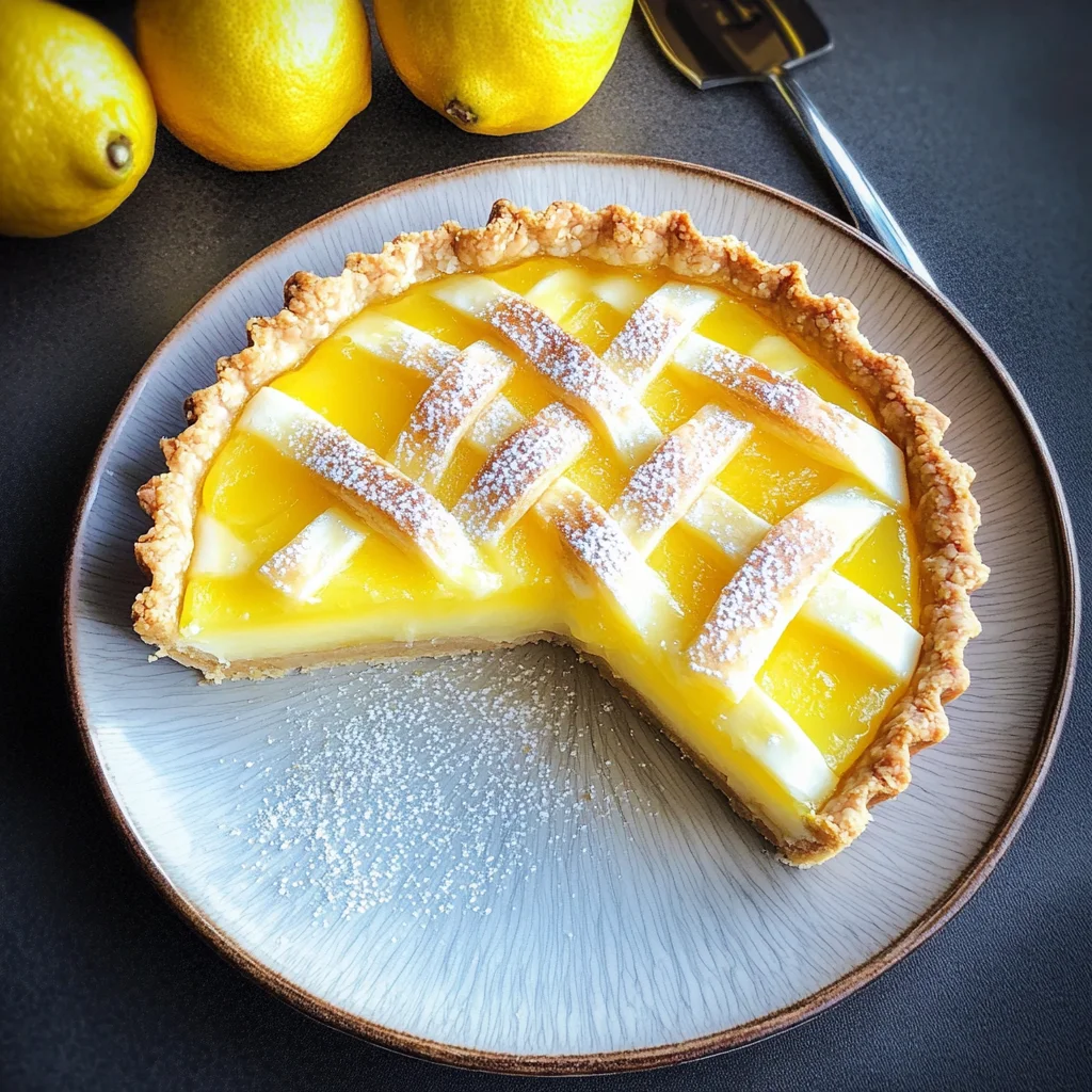 Crostata al limone