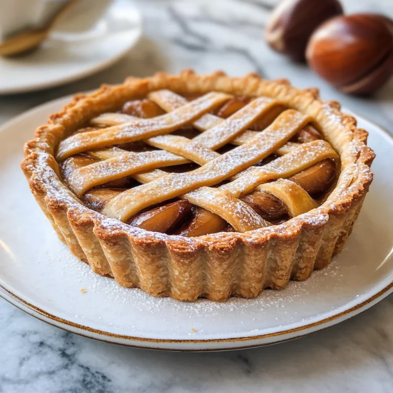 Crostata di castagne