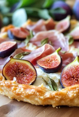 Crostata salata prosciutto e fichi