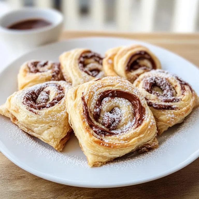 Girelle di sfoglia alla nutella