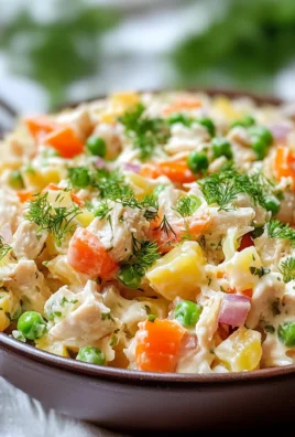 Insalata russa con pollo