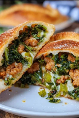 Panzerotti con salsiccia e friarielli