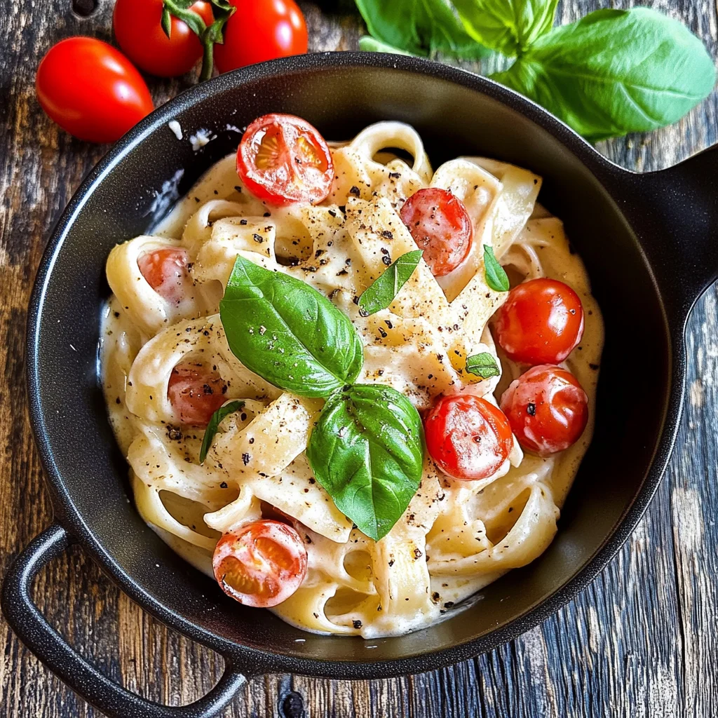 Pasta alla crema di ricotta