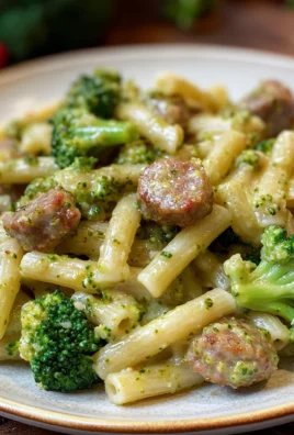 Pasta con broccoli e salsiccia