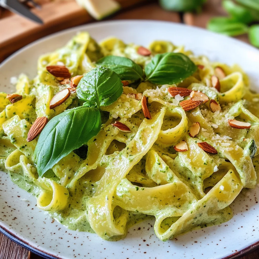 Pasta con crema di zucchine