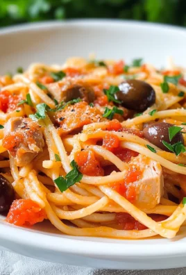 Pasta con tonno e olive