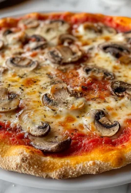 Pizza semintegrale ai funghi
