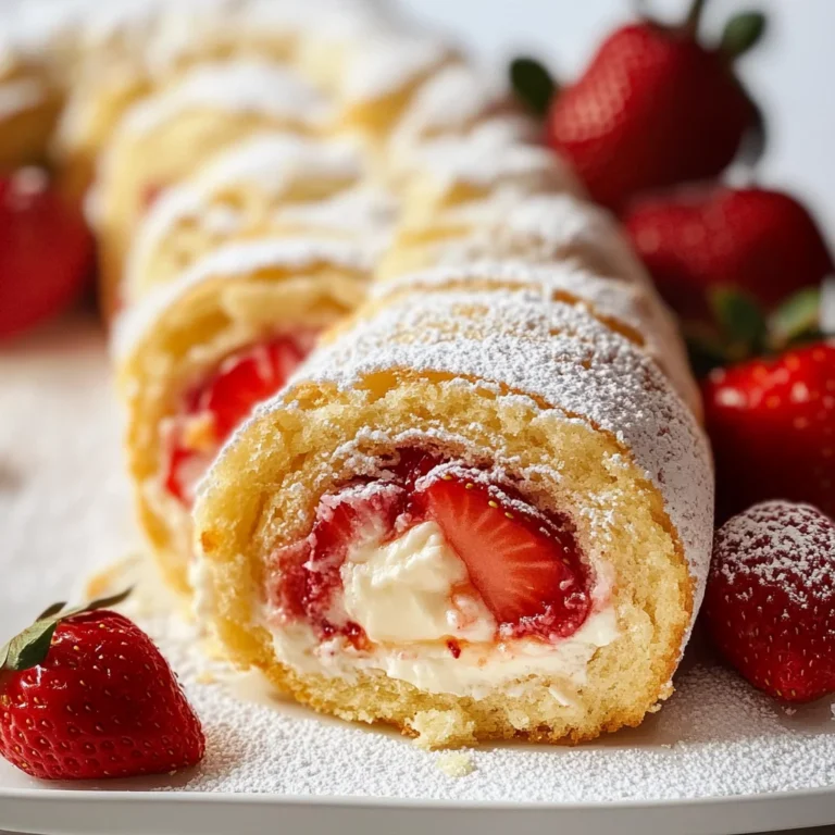 Rotolo alle fragole