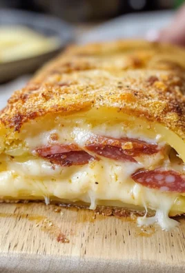 Rotolo di patate salame e formaggio