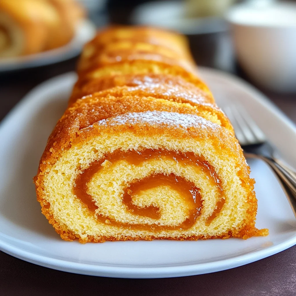 Rotolo svizzero alle albicocche