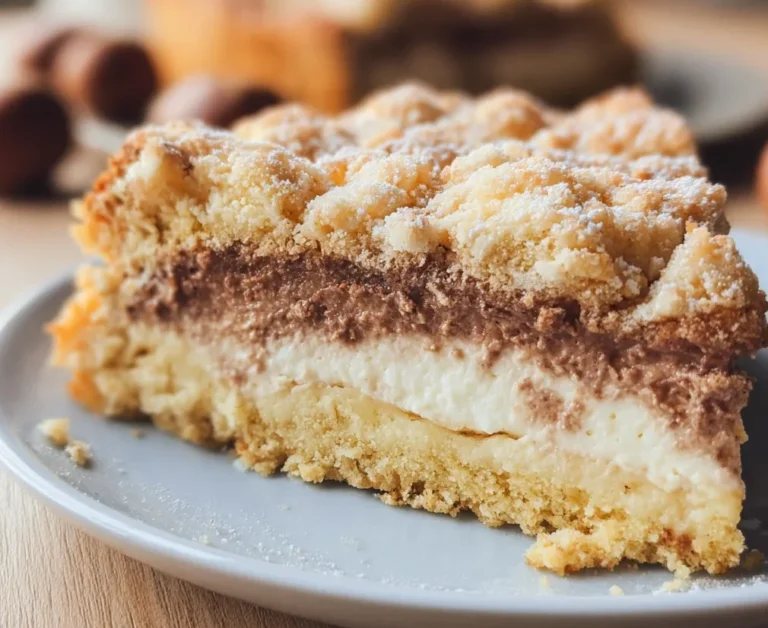 Sbriciolata con ricotta e castagne