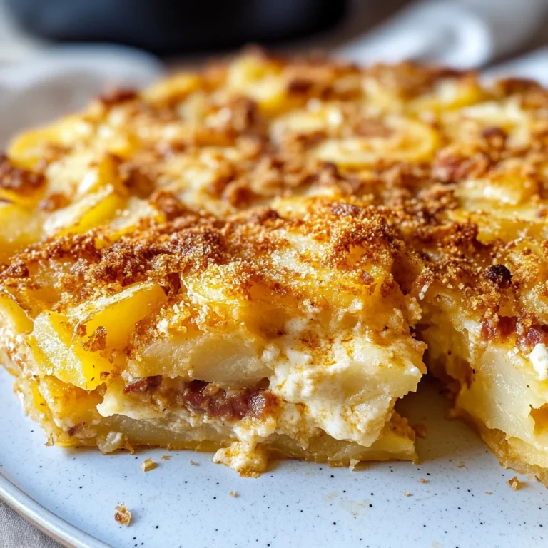 Sbriciolata di patate e salsiccia