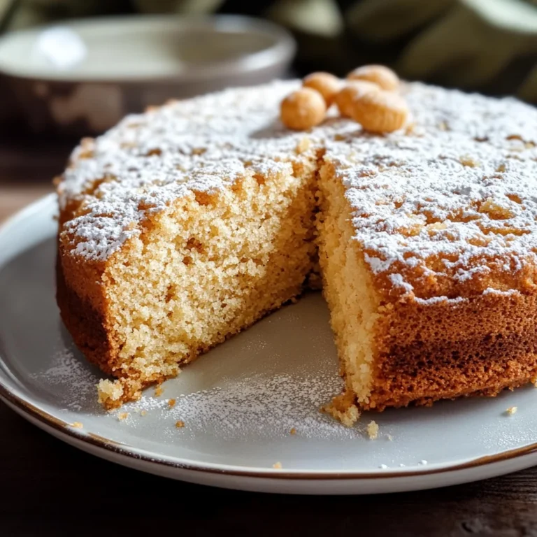 Torta agli amaretti