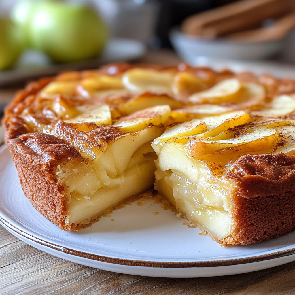Torta con mele invisibili