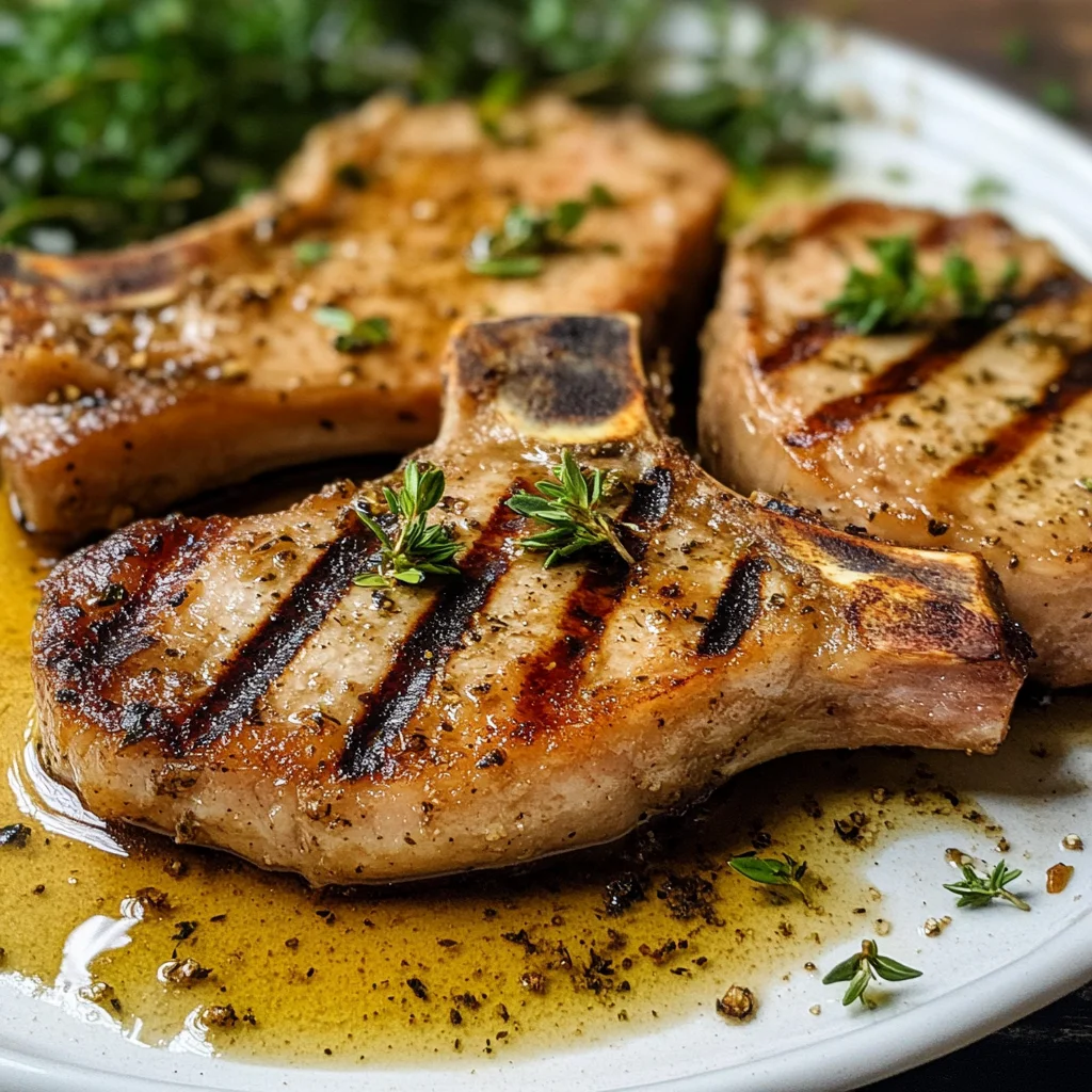 Bistecchine di maiale alla griglia