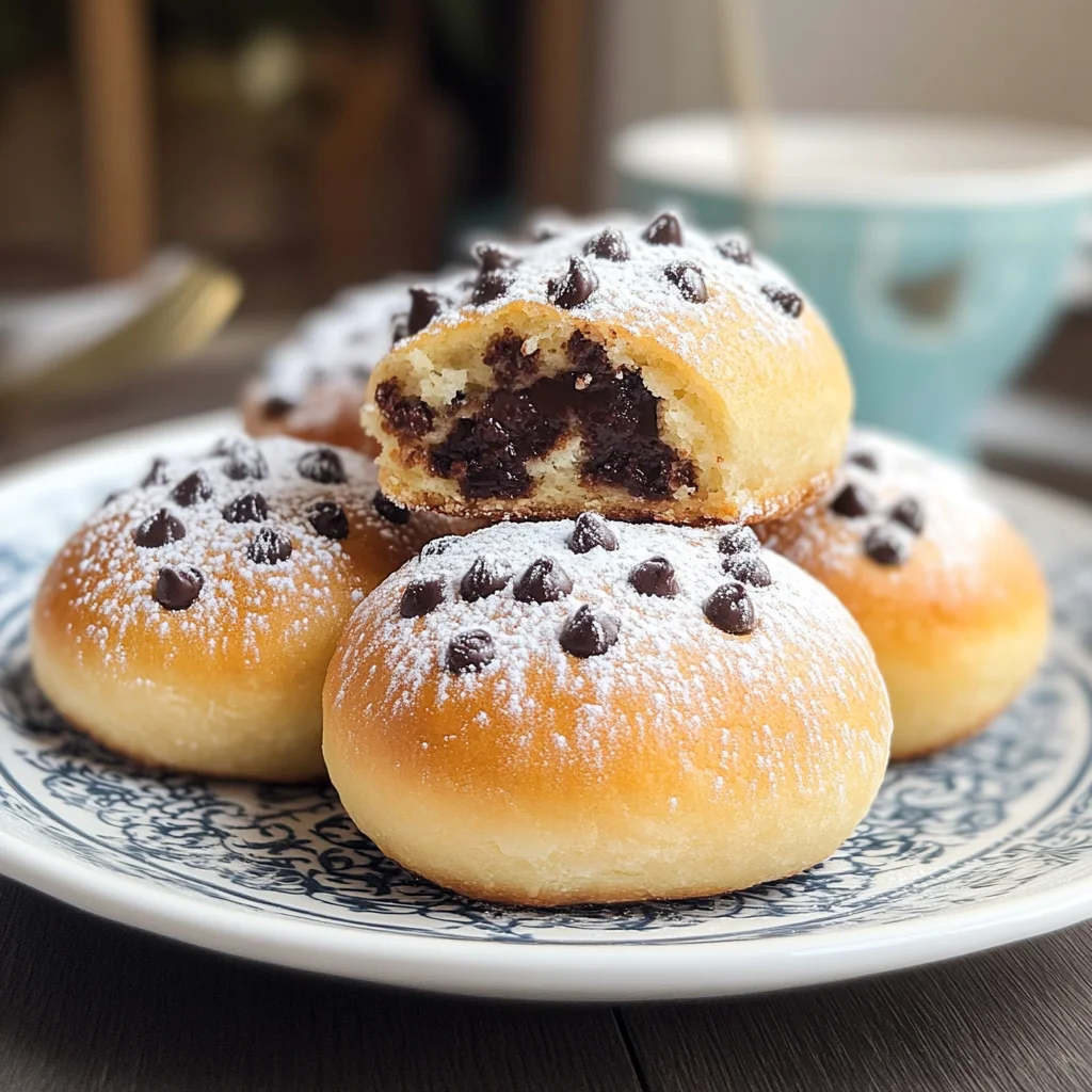Bomboloni di ricotta e cioccolato al forno
