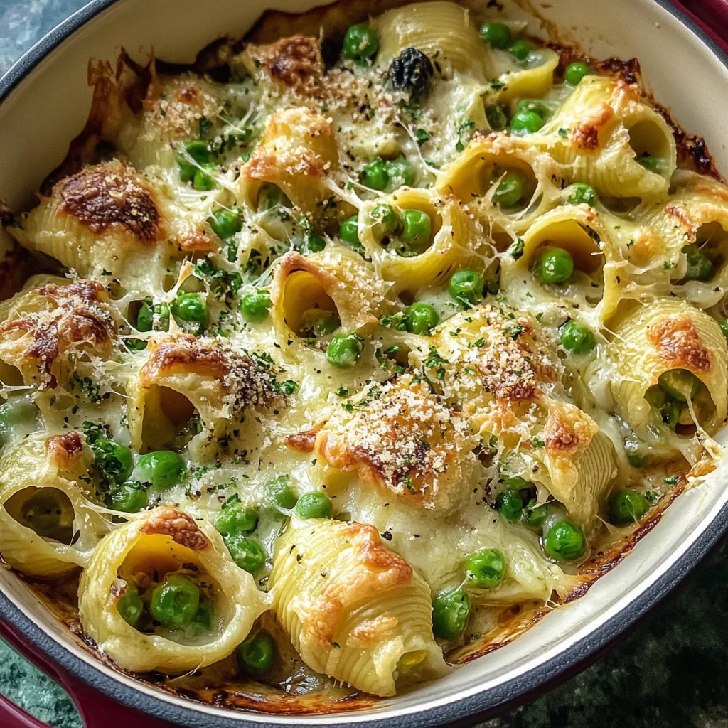 Conchiglioni carciofi patate piselli