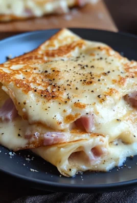 Crepes prosciutto e formaggio