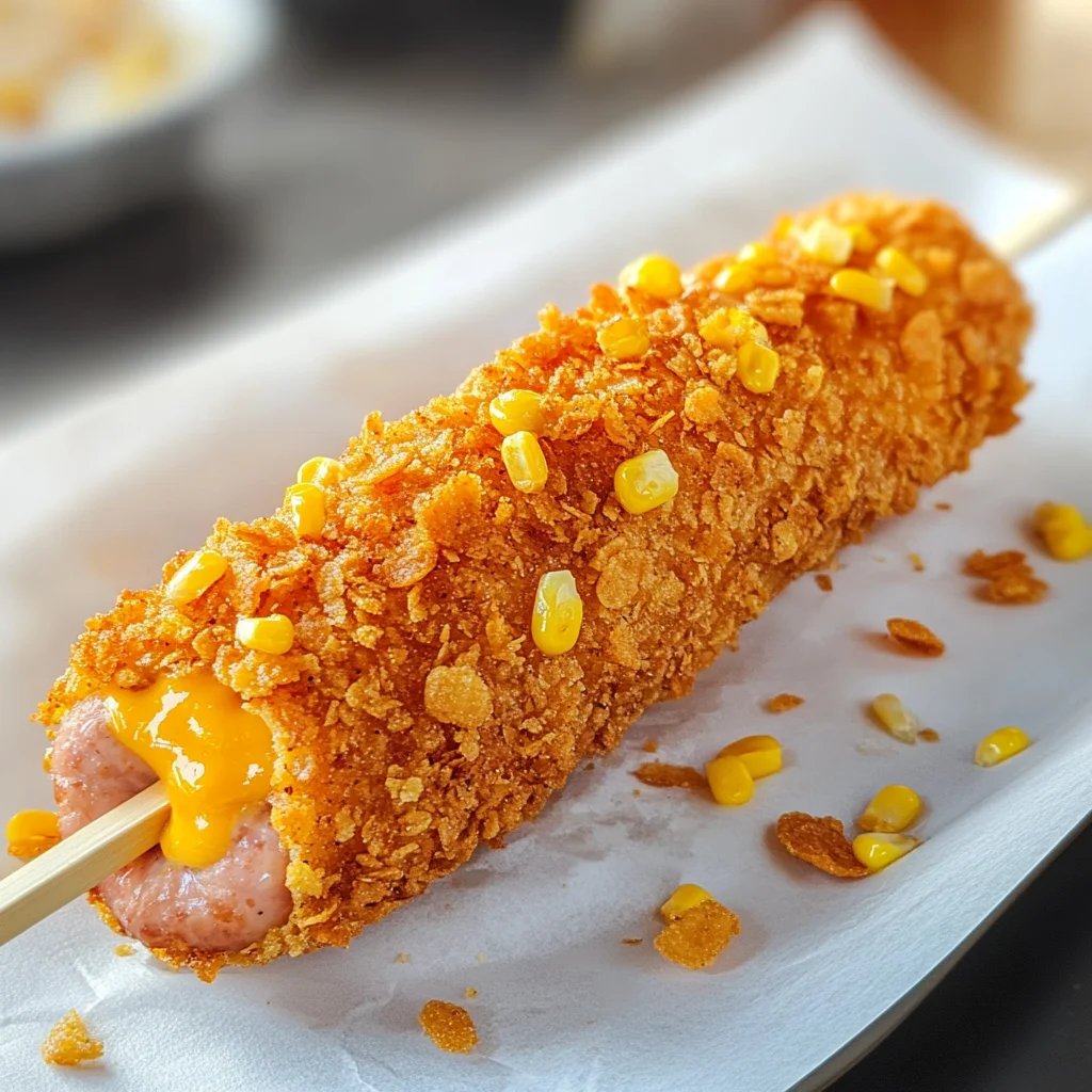 Crispy corn dog