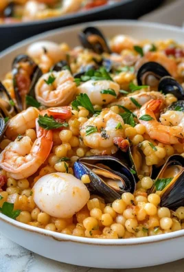 Fregola con frutti di mare